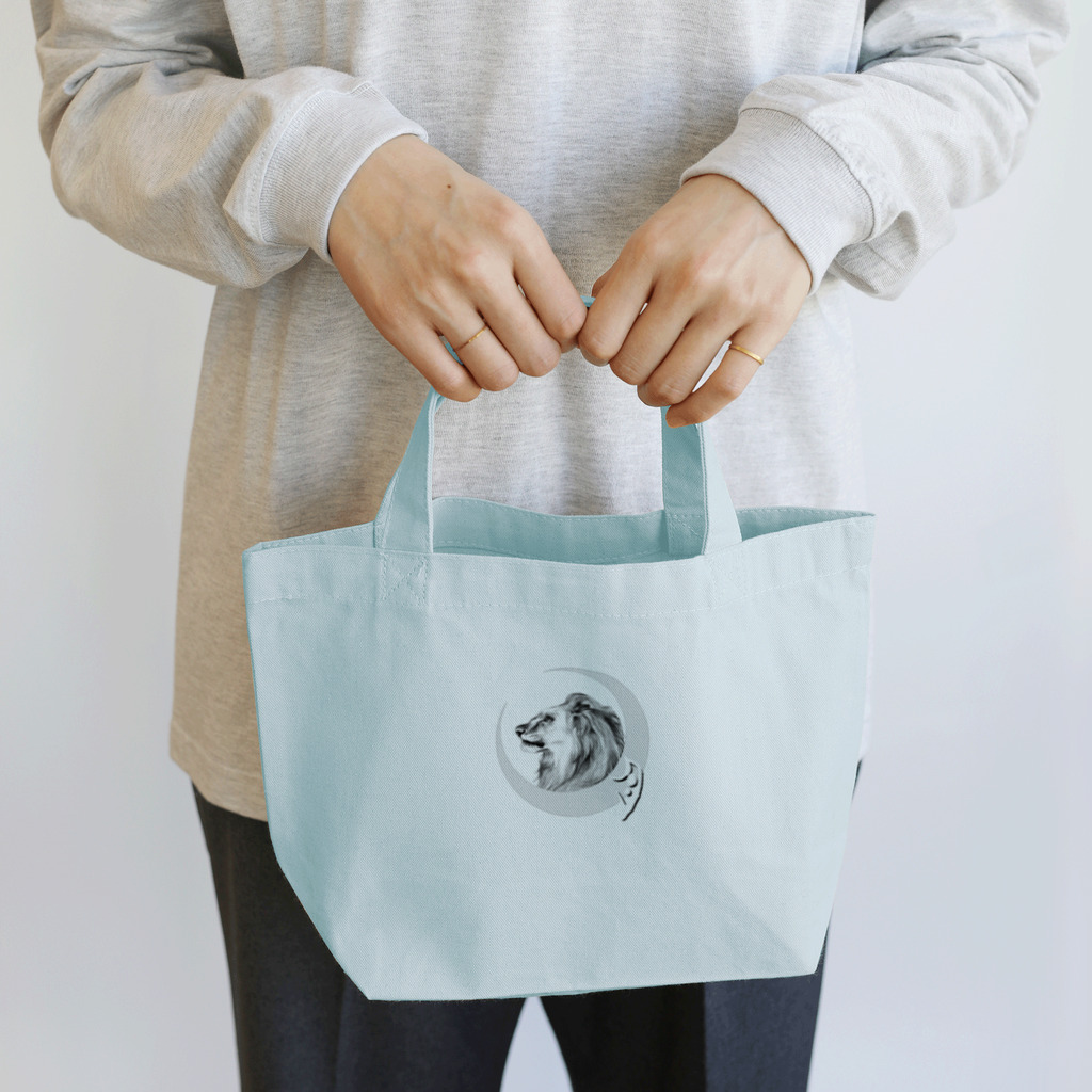 idumi-artの月獅子　tattooバージョン Lunch Tote Bag