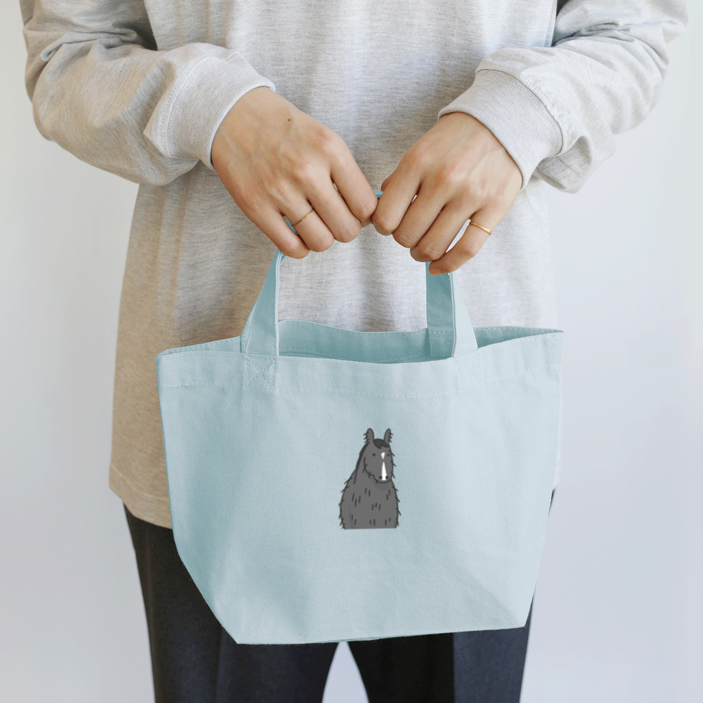 moca🥕の冬毛のお馬さん(青鹿毛) Lunch Tote Bag