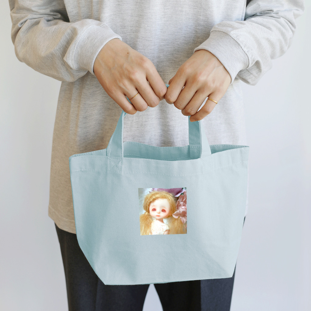 センジュちゃんのお花とセンジュちゃん Lunch Tote Bag