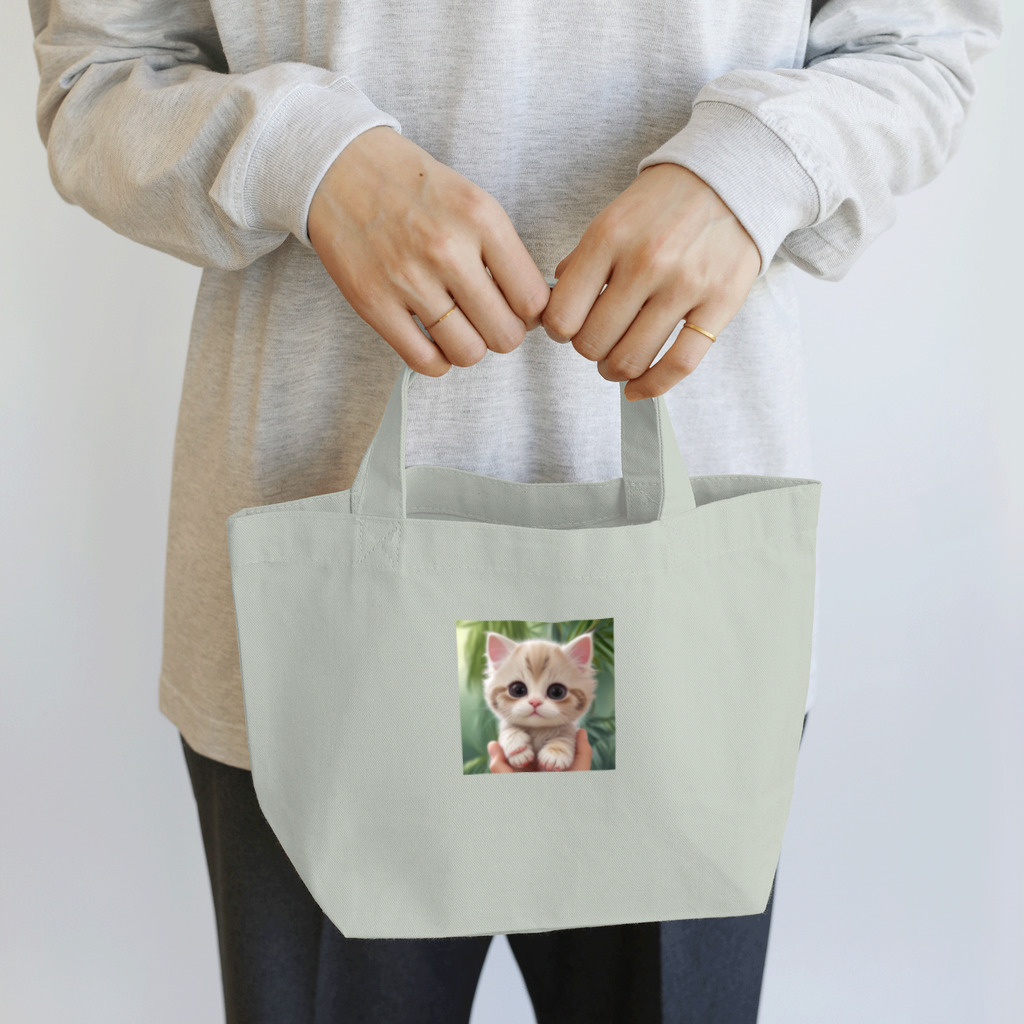 癒しの部屋🐾໒꒱の甘えん坊にゃんこ🐈🐾 Lunch Tote Bag