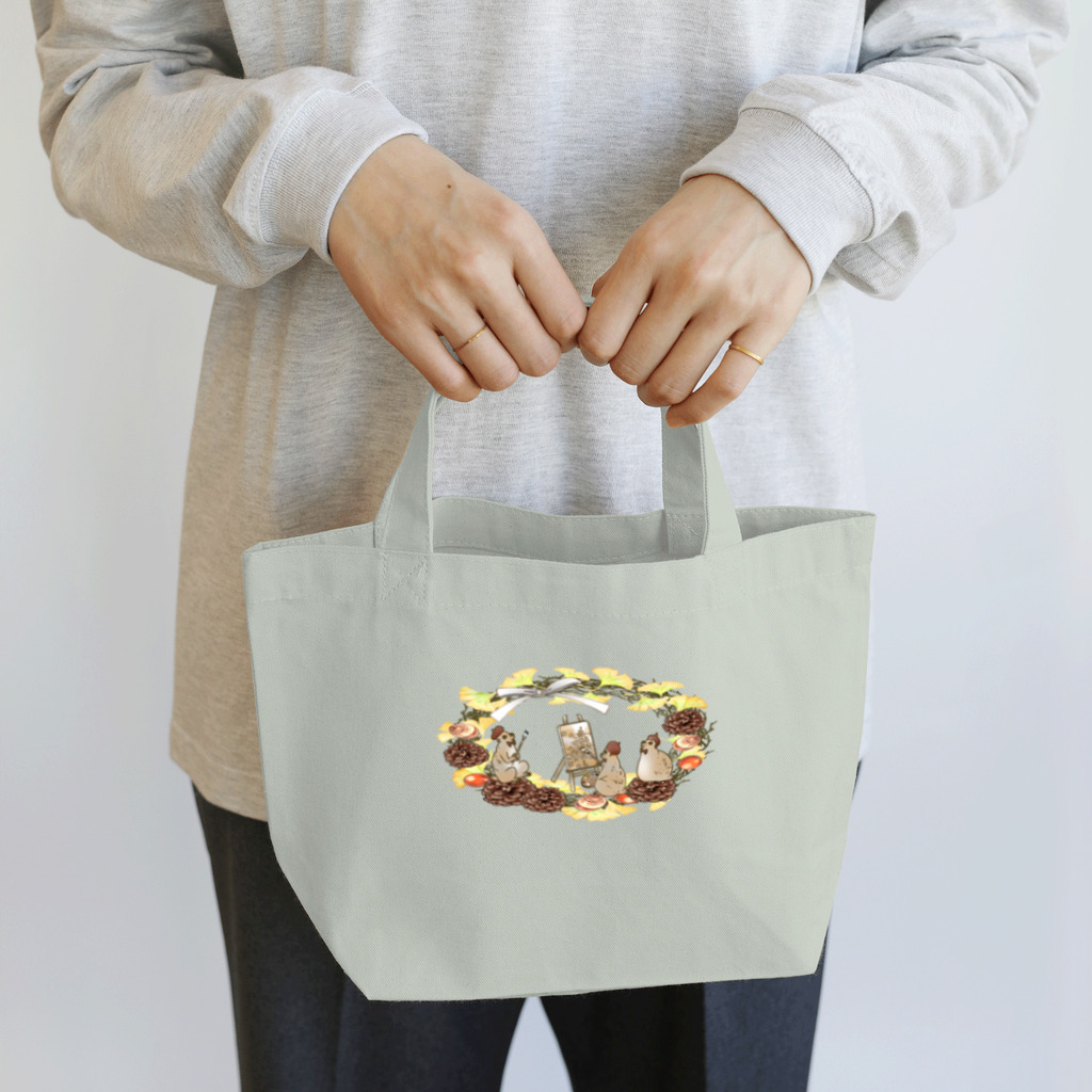 甘栗堂のミーア　バック Lunch Tote Bag