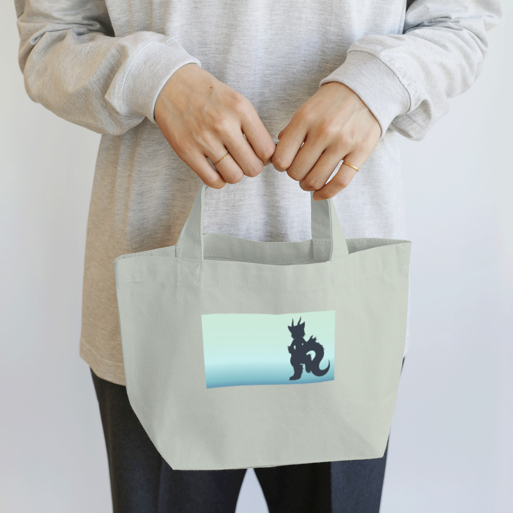 アノマの面妖獣記　ミャタリー(シルエット) Lunch Tote Bag