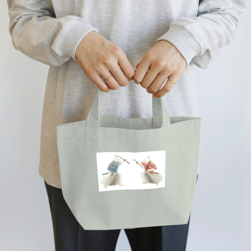 Amiの侍猫 Lunch Tote Bag