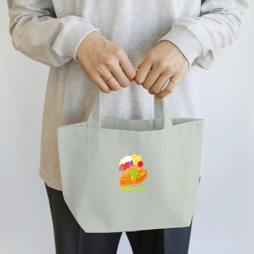 Lily bird（リリーバード）のフレンチトースト ロゴ入り ランチトートバッグ