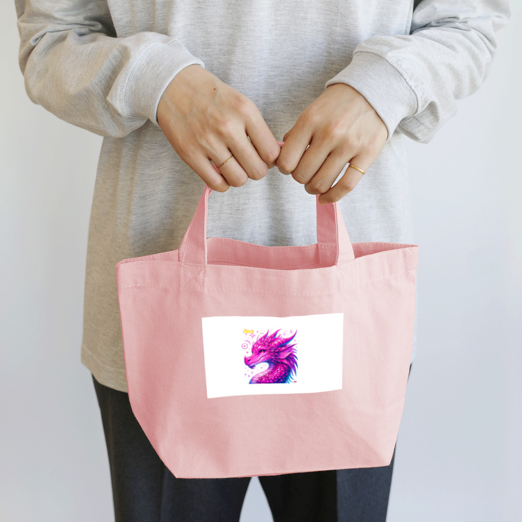 Oh my lady kkのpinky dragon bro Lunch Tote Bag