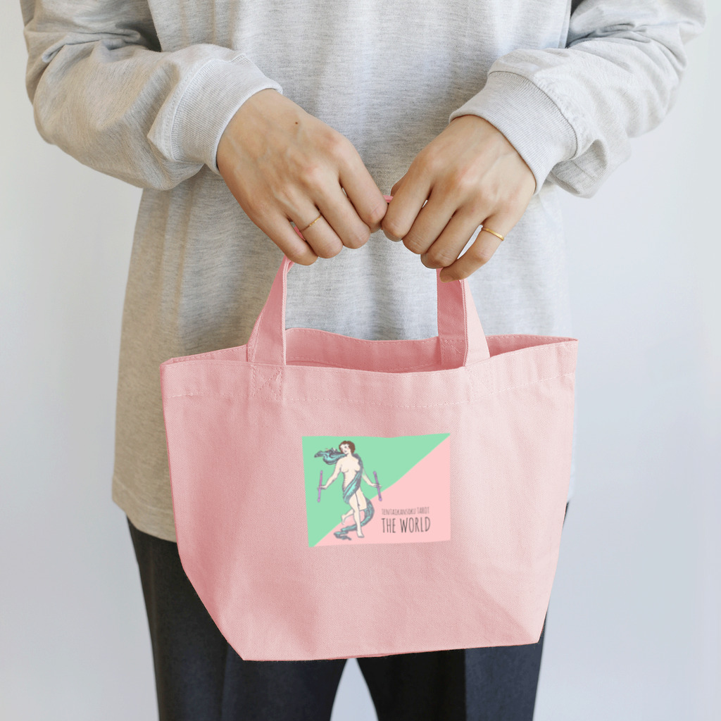 天体観測official web shopハイブリッドレインボウのtentaikansoku TAROT沙汰袋シリーズ Lunch Tote Bag