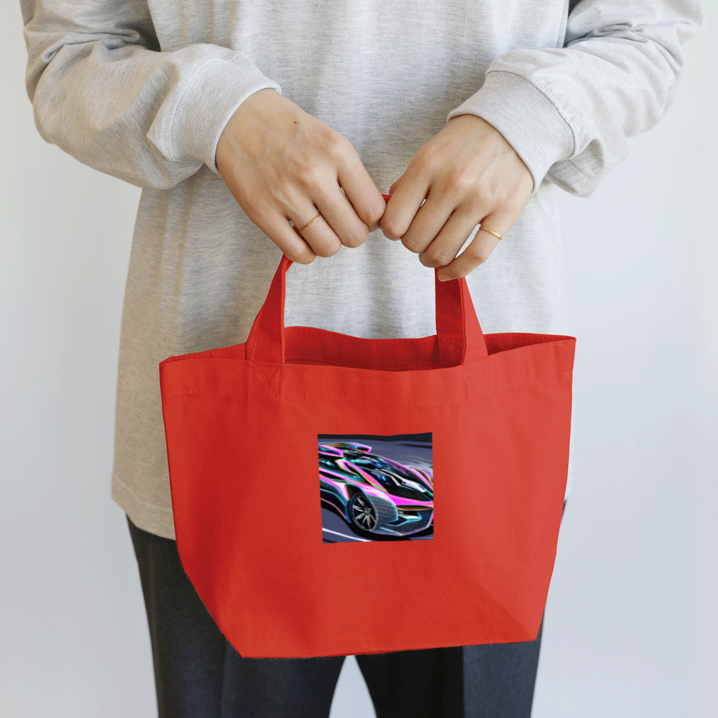 Moichi Designs Shop-2023のエレクトロスペクトラカー Lunch Tote Bag