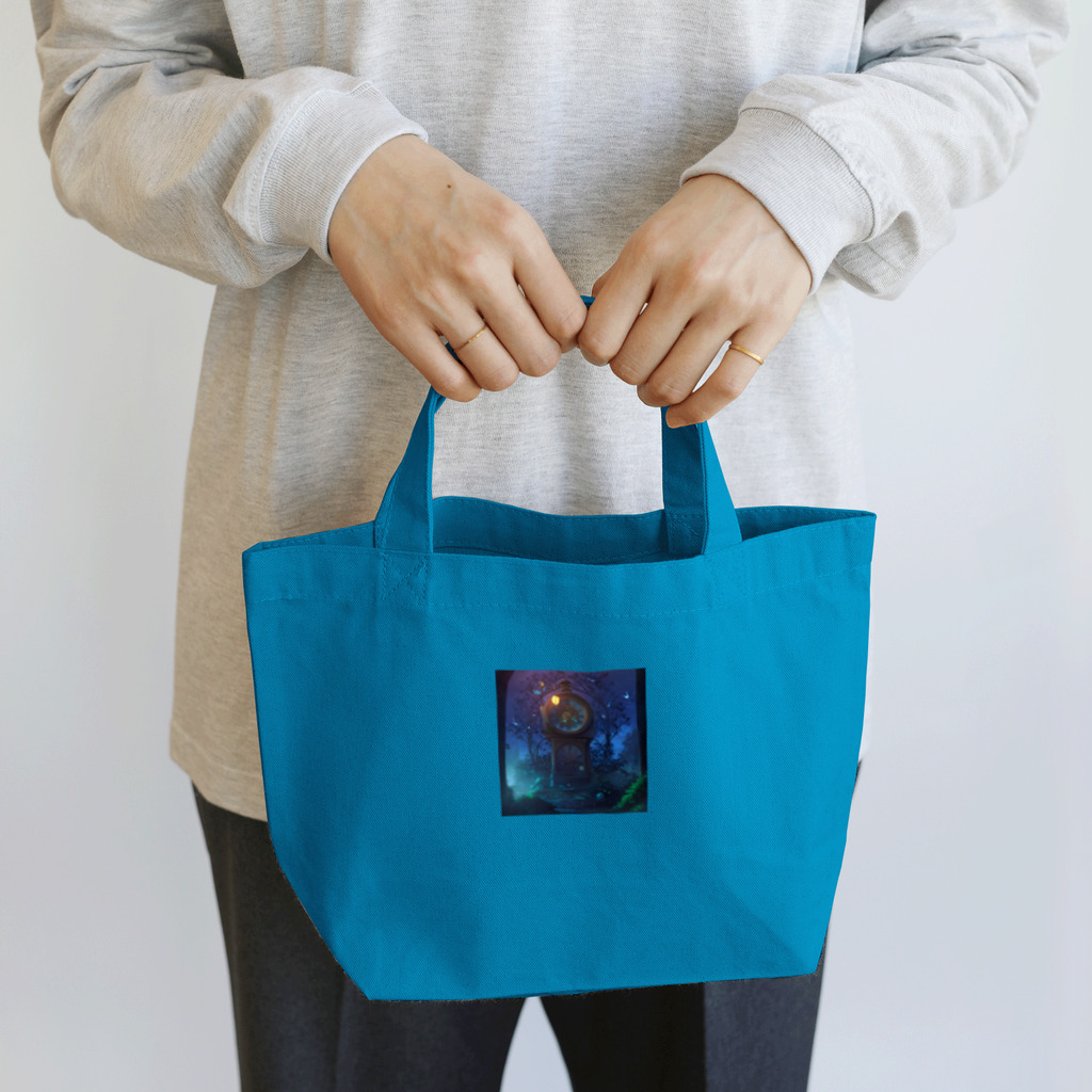 million-mindの夢幻的な時計塔 Lunch Tote Bag