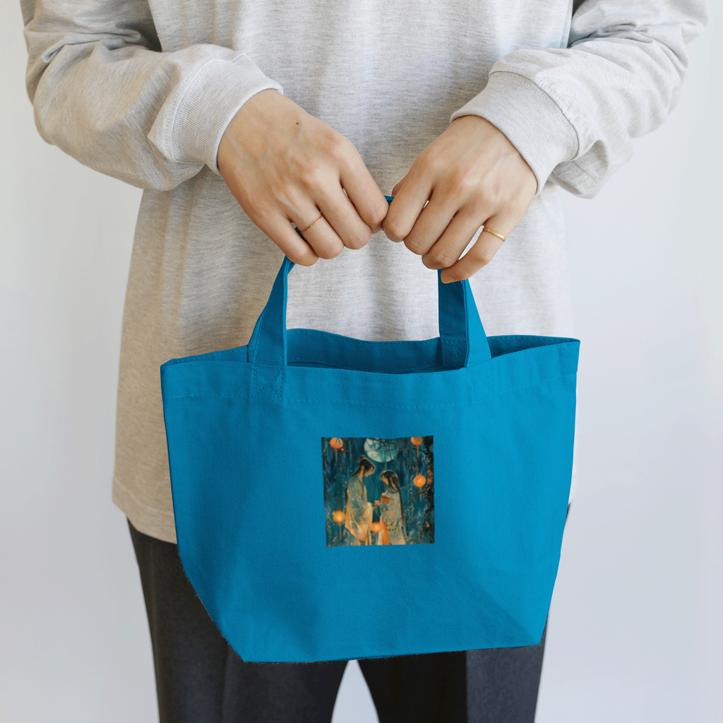 AQUAMETAVERSEの織姫と彦星・七夕祭り　Tomoe bb 2712 Lunch Tote Bag