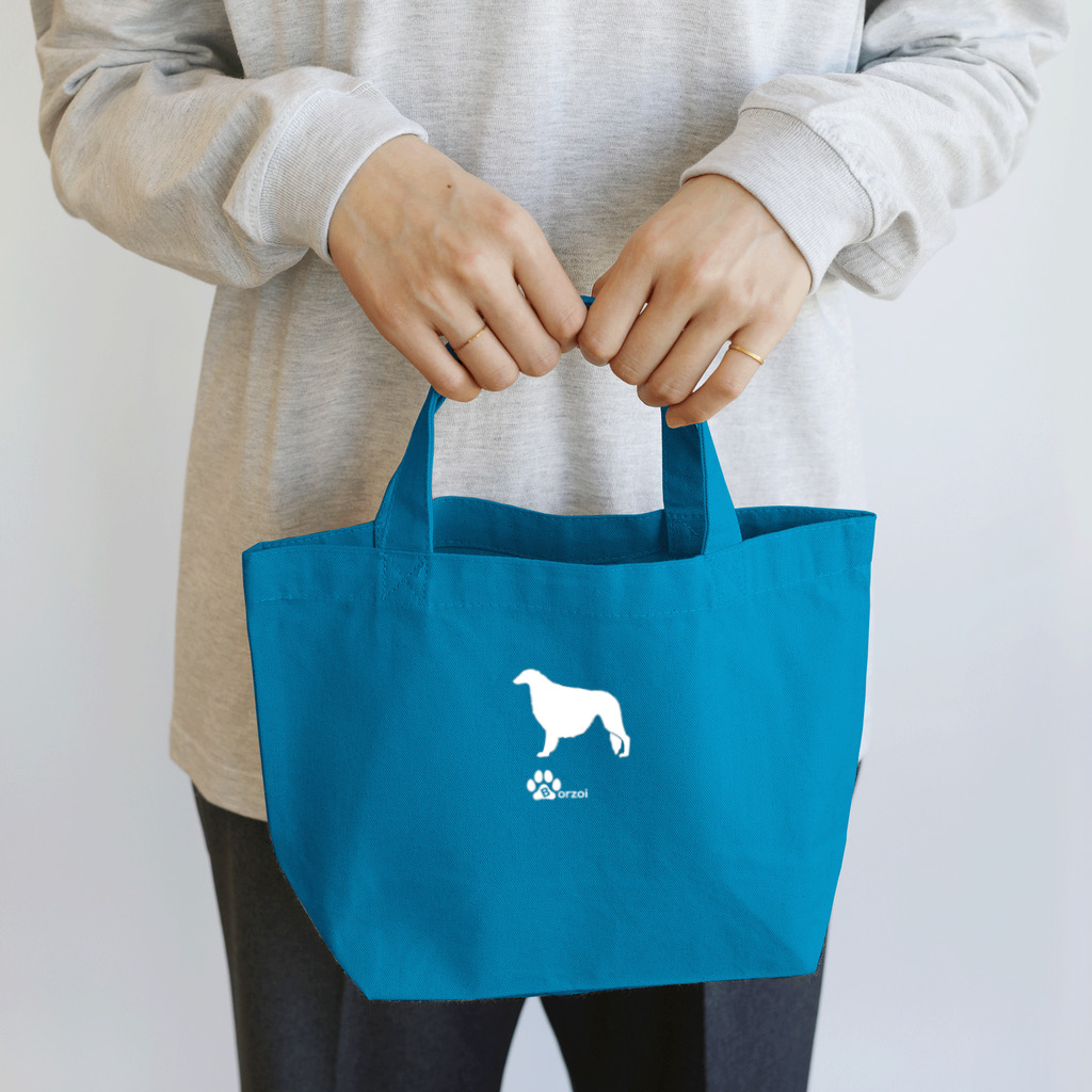 bow and arrow のボルゾイ Lunch Tote Bag