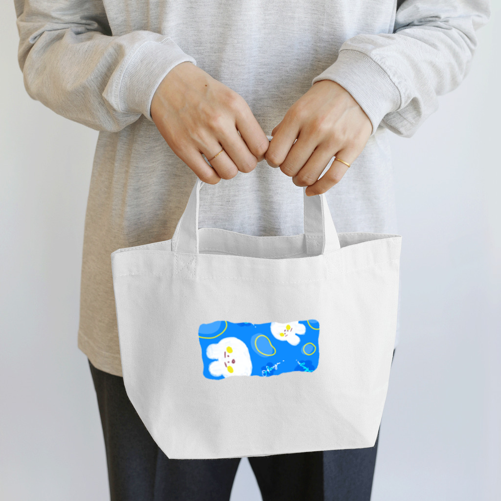 okayun.のもっちりうさぎ Lunch Tote Bag