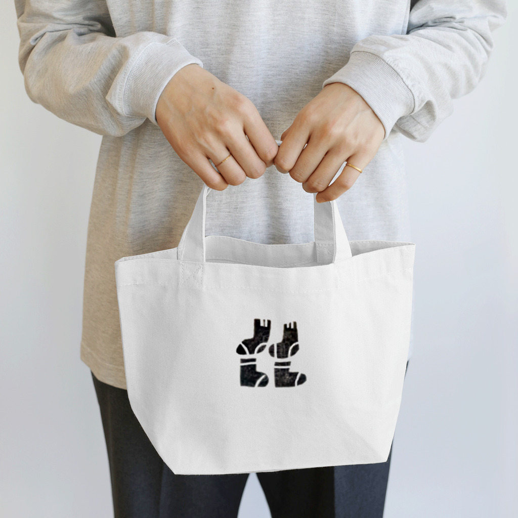 ツメサキの世界のくつした Lunch Tote Bag