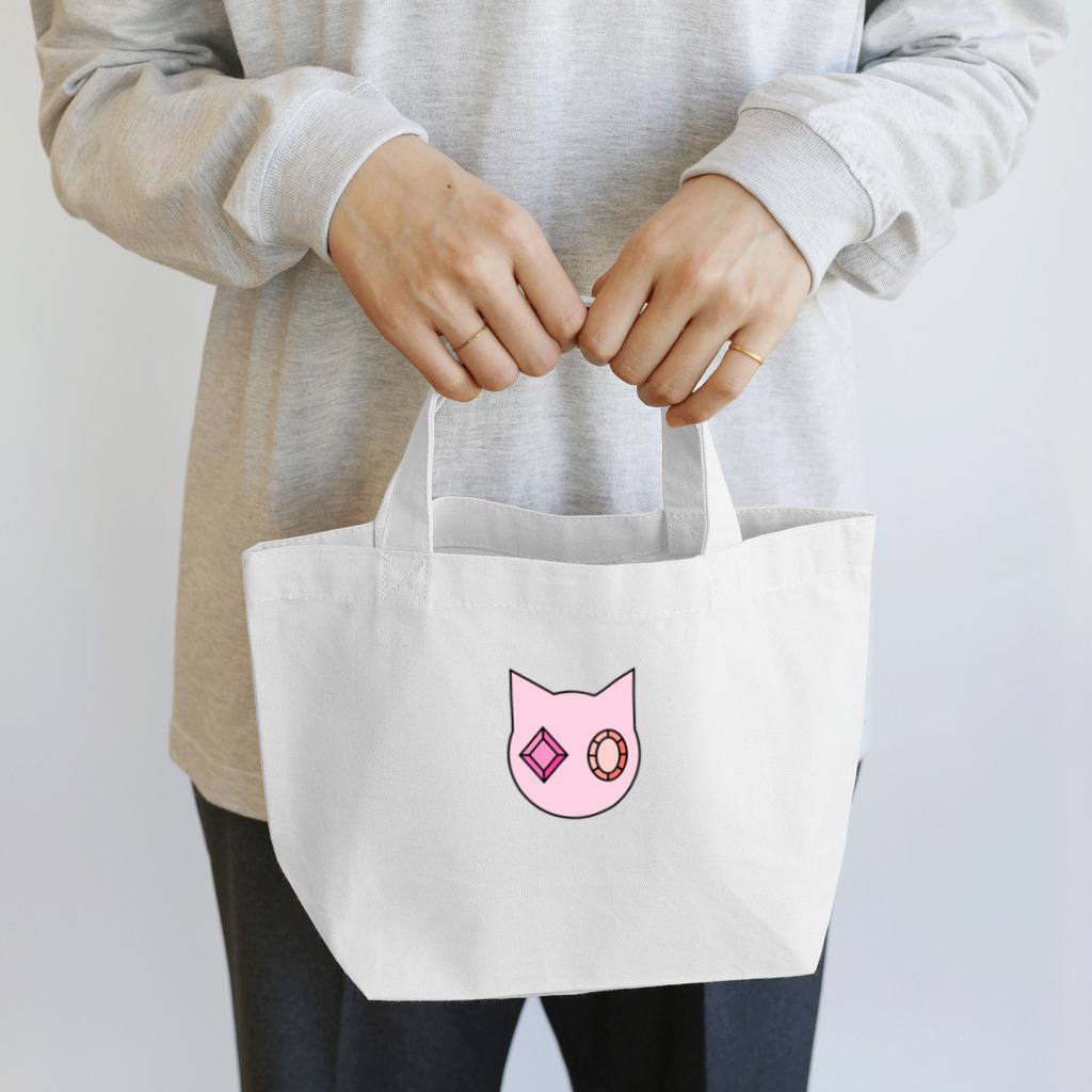 ベンジャミン8の宝石の目　ピンク Lunch Tote Bag