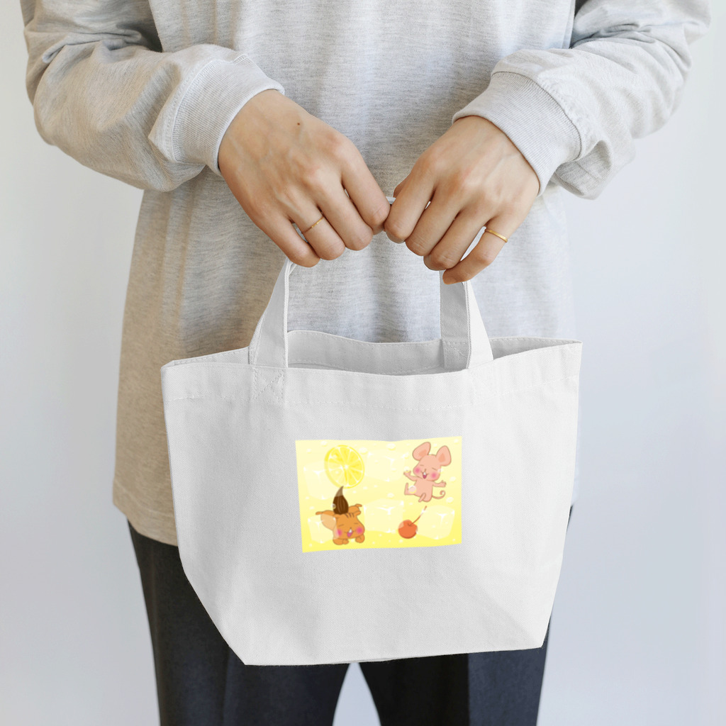 れもん🍋のレモンスカッシュにおぼれたい Lunch Tote Bag