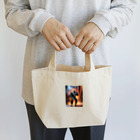 ZZRR12のゴリラの燃える舞台 Lunch Tote Bag