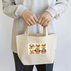 kutachanelのロングコートチワワのアニメ Lunch Tote Bag