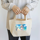 KULULU Canvasの夏の日差し Lunch Tote Bag