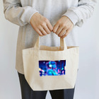 DesignColorsのネオンカラーな夜の少女 Lunch Tote Bag