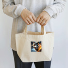 GOLAEの炎を纏う狼 Lunch Tote Bag