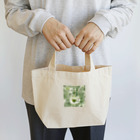 千裕アトリエ（いつもありがとう）のグリーンティーのアート　green tea art Lunch Tote Bag