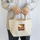 neYunの夕暮れの風景を彩る、可愛らしいアリス Lunch Tote Bag