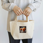 ハピShopのスクリームフライドチキン Lunch Tote Bag