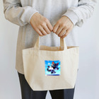 キュート＆クールのハイキック空手家クロネコ君 Lunch Tote Bag
