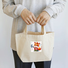 桃の花の歌うキツネの王子さま Lunch Tote Bag