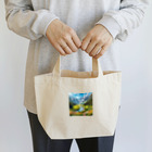 130Saitohの山間の風景 Lunch Tote Bag