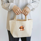 W-designの驚いたミニチュアダックスフンド Lunch Tote Bag