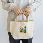 オカメインコのタロのドット絵マイアサウラ Lunch Tote Bag