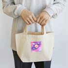 人生を笑いに変えるアートの宇宙のパワーを感じて Lunch Tote Bag