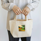 lallypipiのドット柄の世界「野生の王国」グッズ Lunch Tote Bag