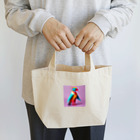 SUNAPPYのオウムの新しいファッションデザイナー Lunch Tote Bag