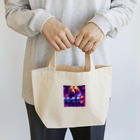 white-Stoneのフィットネスベア Lunch Tote Bag