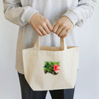 植物の絵師「洋子」の店のビビッドな「サツキ」の花 ランチトートバッグ