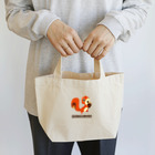 SUNDAYS GRAPHICSのDONGURISU (どんぐリス) 茶色ロゴ Lunch Tote Bag