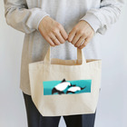 ひぐのイロワケイルカのランデブー Lunch Tote Bag