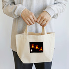 うさぎの店（星野希望）の【星野希望・書】『灯籠流し』 Lunch Tote Bag