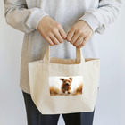 G.O.A.T.designの愛犬がこちらに駆け寄ってくる Lunch Tote Bag