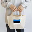 お絵かき屋さんのエストニアの国旗 ランチトートバッグ
