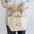 Tokyo_Doodleのもふもふアプリコット　トイプードル　たべる Lunch Tote Bag