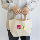 onmycolorの楽描き店のそばかすこちゃん on ball Lunch Tote Bag