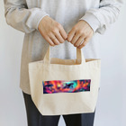 soeluの鮮やかな海・シャチ Lunch Tote Bag