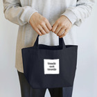 Motivate yourselfのワンフレーズアイテム Lunch Tote Bag