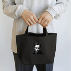 studio eizoの男はタフでなくっちゃね！ブラック(黒)好きにはたまらない‼ Lunch Tote Bag