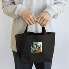 のんびりアート工房のガラクタアート風 Lunch Tote Bag