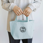 Ａ’ｚｗｏｒｋＳの合わせ二つ髑髏 黒（オリジナル家紋シリーズ） Lunch Tote Bag
