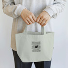 クセスゴエッセイの㎗デシリットル黒字 Lunch Tote Bag