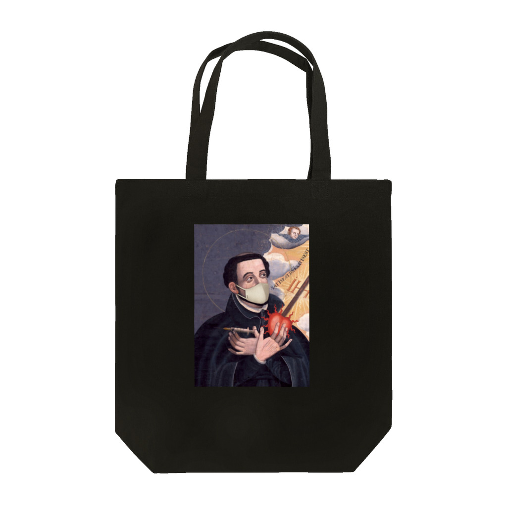 MOTU_Designのマスク　ザビエル Tote Bag